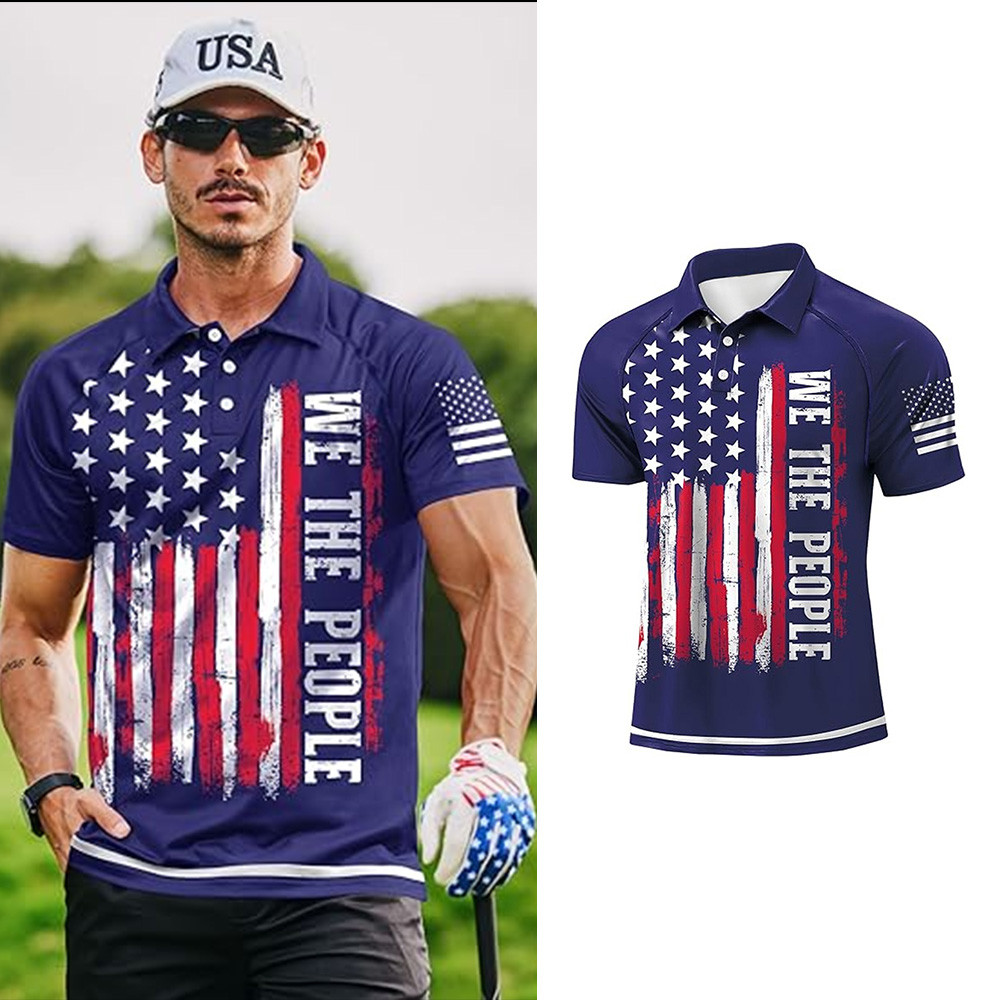 1776 USA Flag Polo Shirt Men's Patriotic Apparel Birthday Gift Ideas For Him 1776 USA Flag Polo Shirt Men's Patriotic Apparel Birthday Gift Ideas For Him