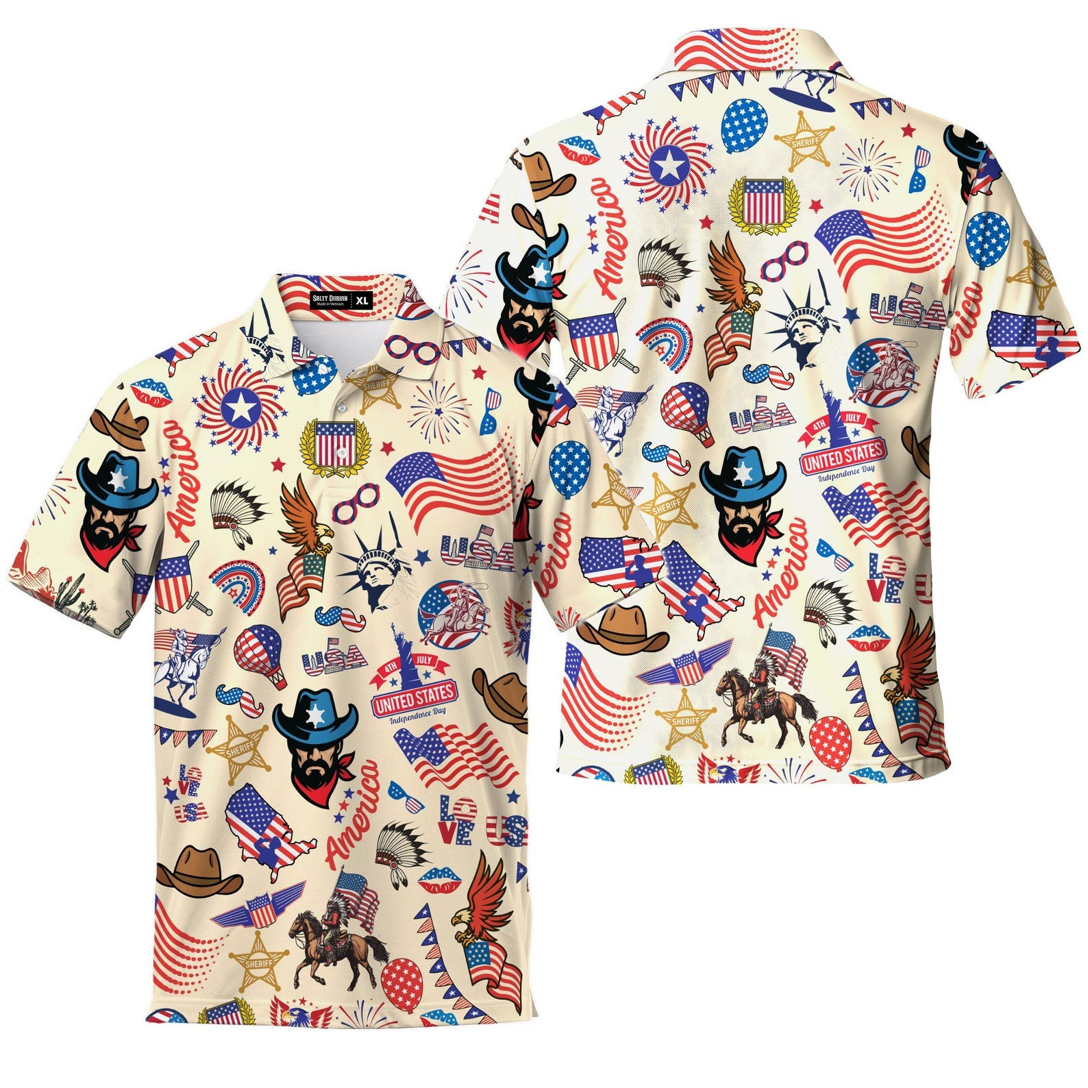 American Flag Horse Pattern Polo Shirt For Men Independence Day Golf Polos Mens Gifts American Flag Horse Pattern Polo Shirt For Men Independence Day Golf Polos Mens Gifts