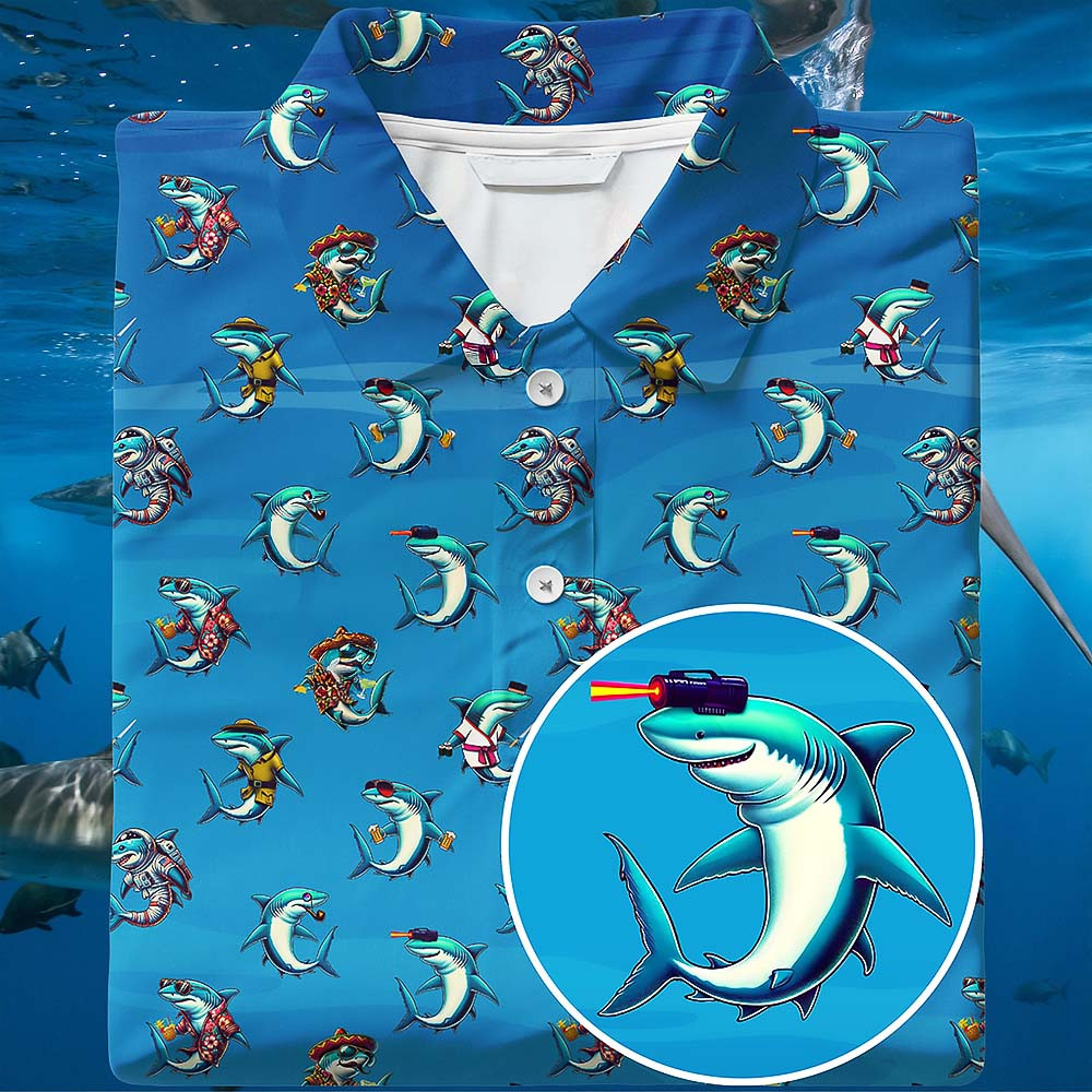 Baby Shark Polo Shirt Cute Clothing Gifts For Shark Lovers Baby Shark Polo Shirt Cute Clothing Gifts For Shark Lovers