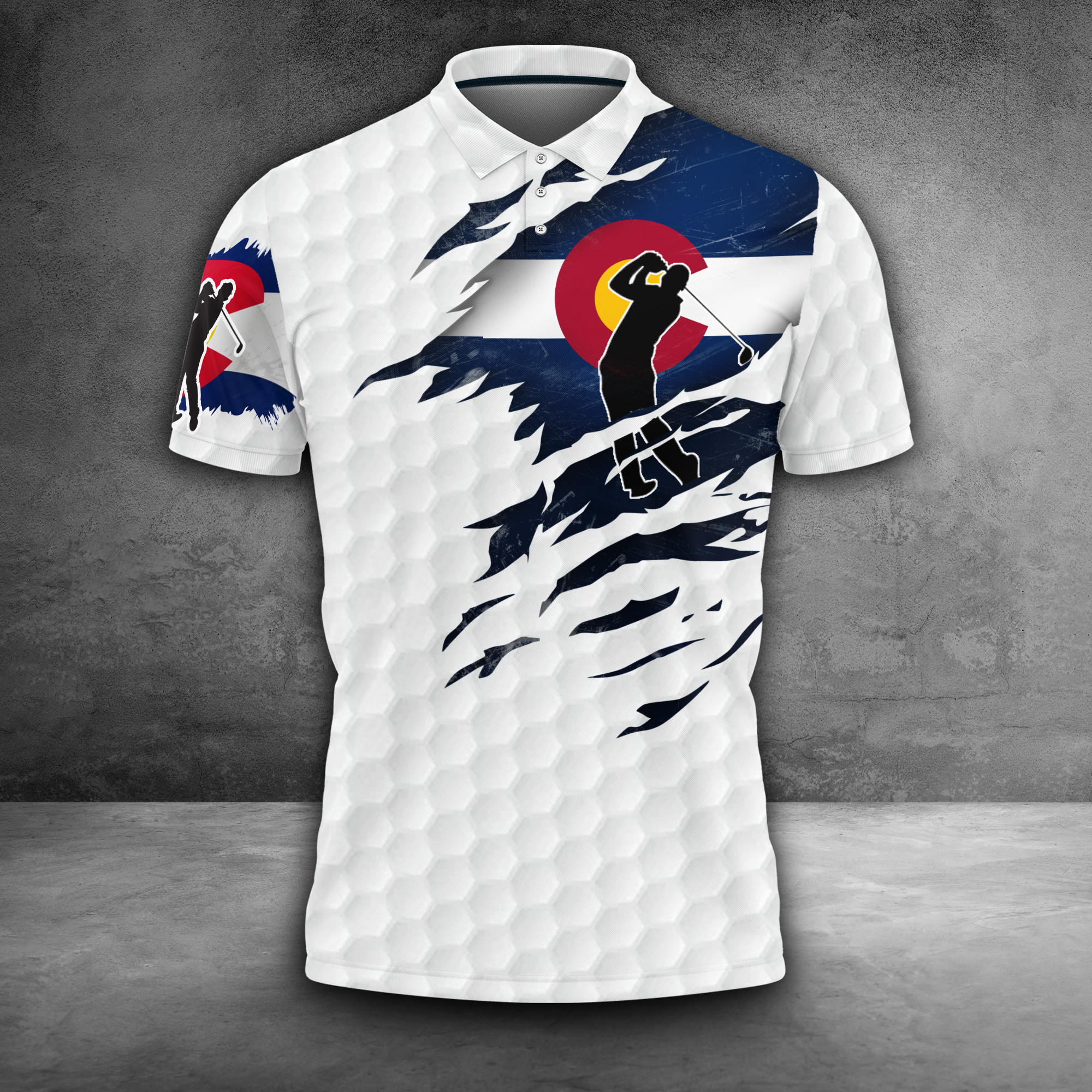 Colorado Golfer Polo Shirt Great Best Vintage Golf Shirts Gifts For Golf Enthusiasts-1 Colorado Golfer Polo Shirt Great Best Vintage Golf Shirts Gifts For Golf Enthusiasts