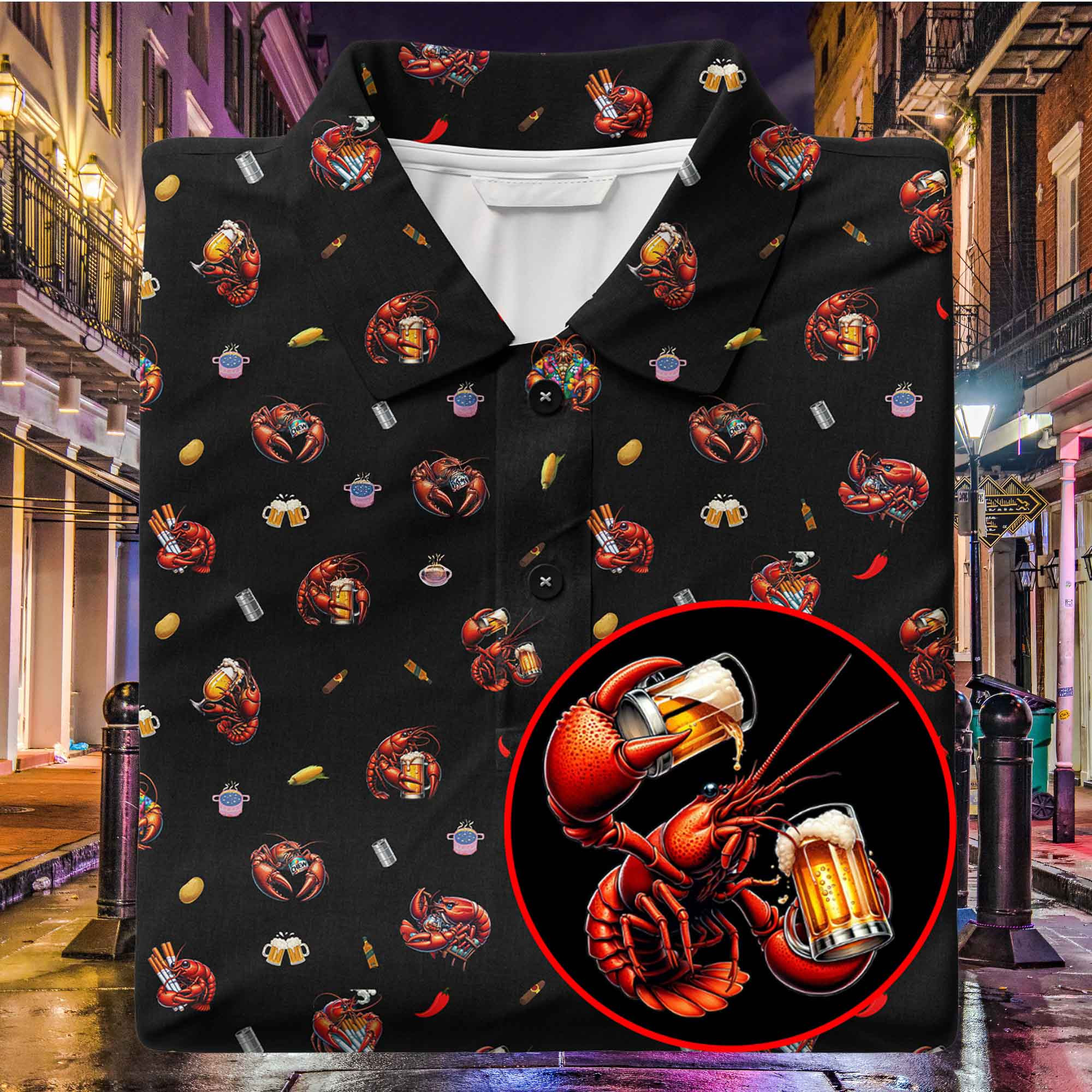 Crawdaddy's Day Off Beer Polo Shirt Funny Clothing Best Gifts For Husband Crawdaddy's Day Off Beer Polo Shirt Funny Clothing Best Gifts For Husband