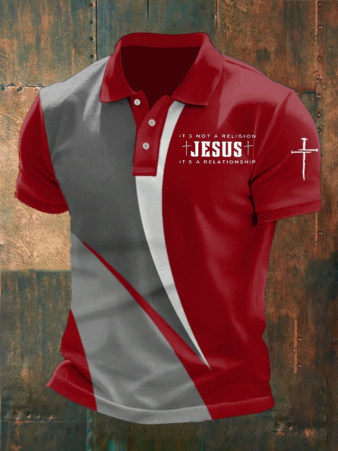 It's Not A Religion Jesus It's A Relationship Polo Shirt Men's Faith Based Apparel Gifts It's Not A Religion Jesus It's A Relationship Polo Shirt Men's Faith Based Apparel Gifts