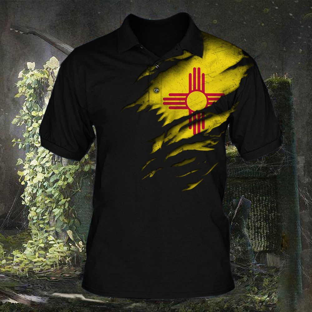 New Mexico Men's Polo Shirt Patriotic New Mexico Clothing Gift Ideas For Dad New Mexico Men's Polo Shirt Patriotic New Mexico Clothing Gift Ideas For Dad