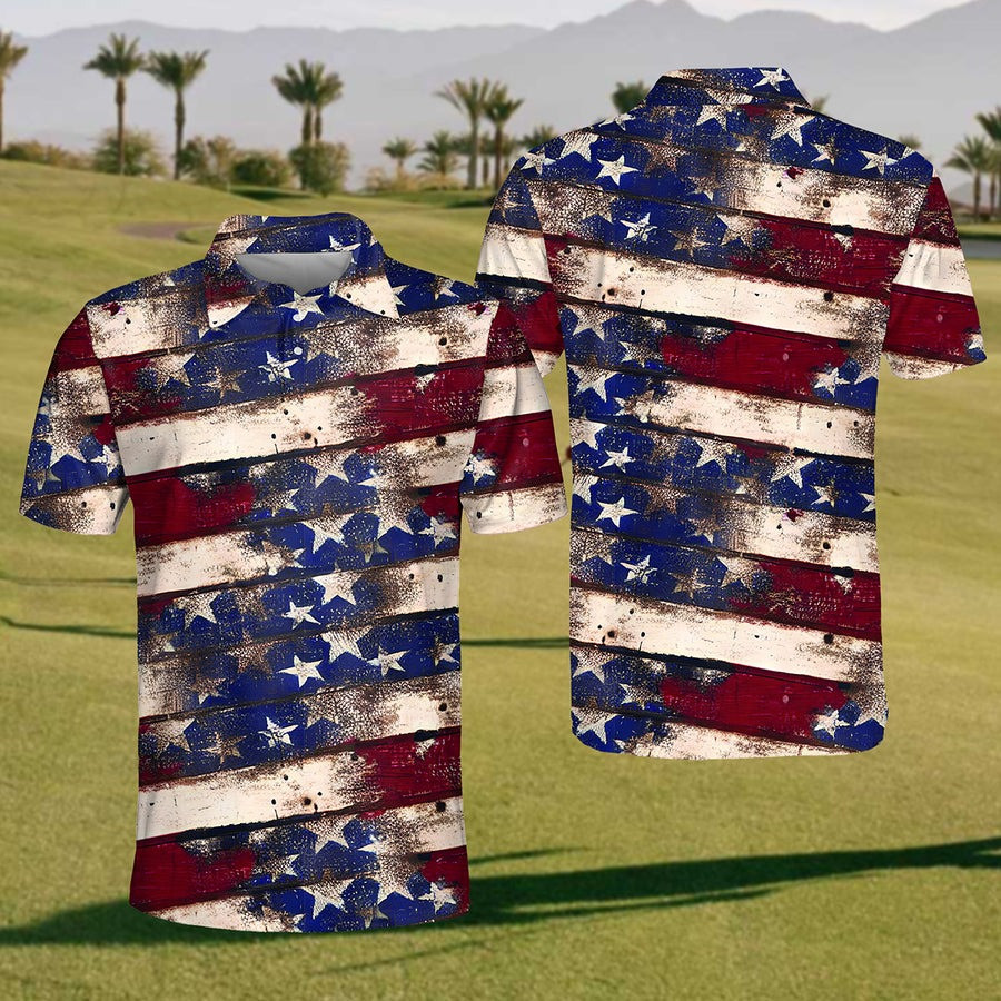 Patriotic Flag USA Golf Polo Shirt Patriotic Gifts Idea For Him Lovers Patriotic Flag USA Golf Polo Shirt Patriotic Gifts Idea For Him Lovers
