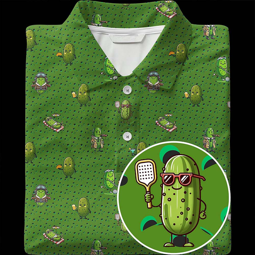 The Pickle Polo Shirt Funny Graphic Apparel Useful Gifts For Husband The Pickle Polo Shirt Funny Graphic Apparel Useful Gifts For Husband