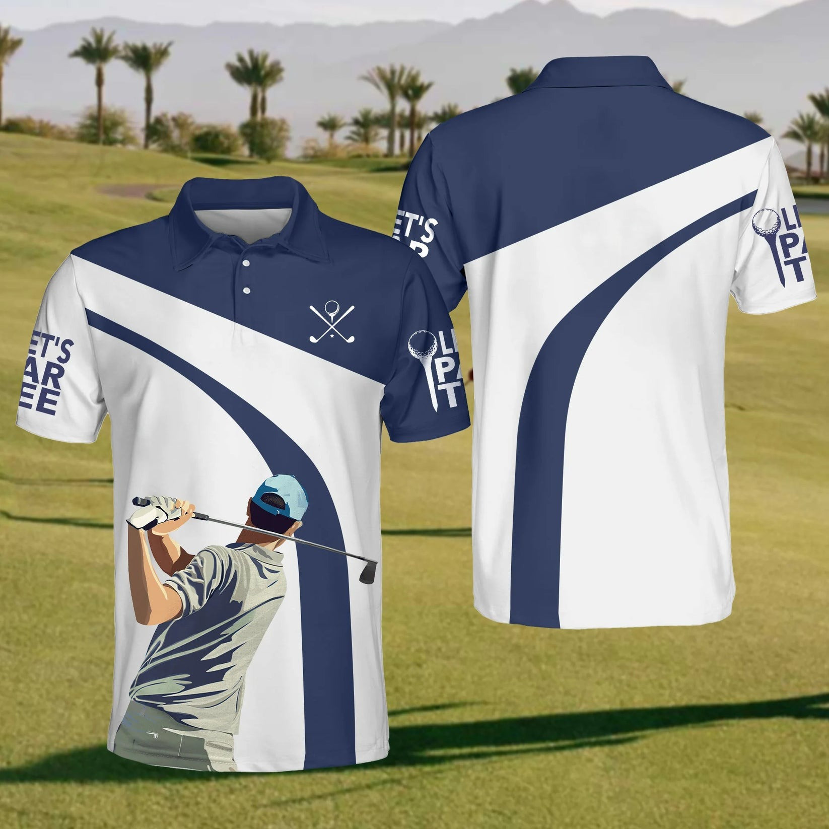 USA Golfing Mens Golf Polo Shirt Golf Great Gift Idea For Golfer Husband USA Golfing Mens Golf Polo Shirt Golf Great Gift Idea For Golfer Husband