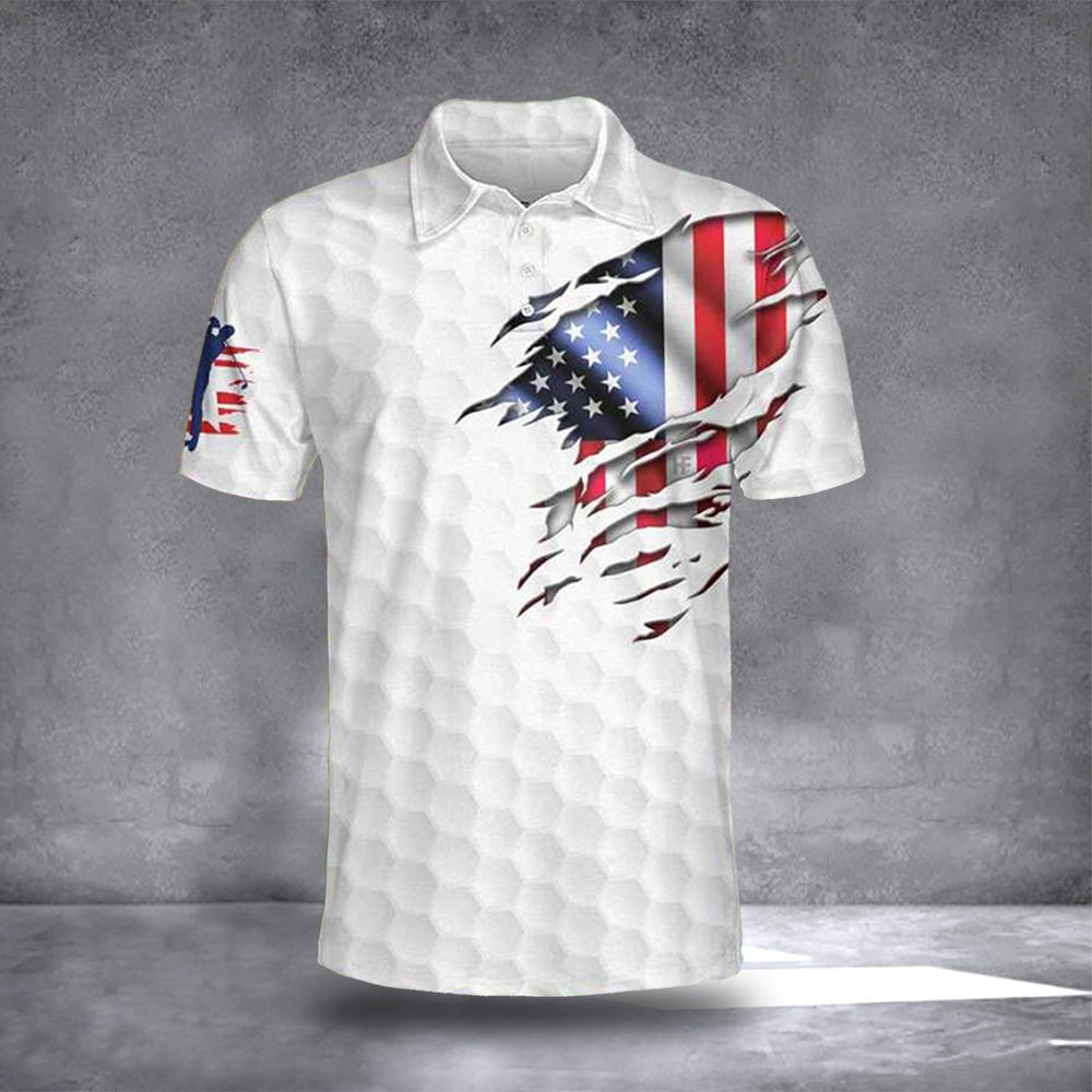 USA Olympic Golf Polo Shirt Team USA Olympic Golf Cup Champion Apparel USA Olympic Golf Polo Shirt Team USA Olympic Golf Cup Champion Apparel