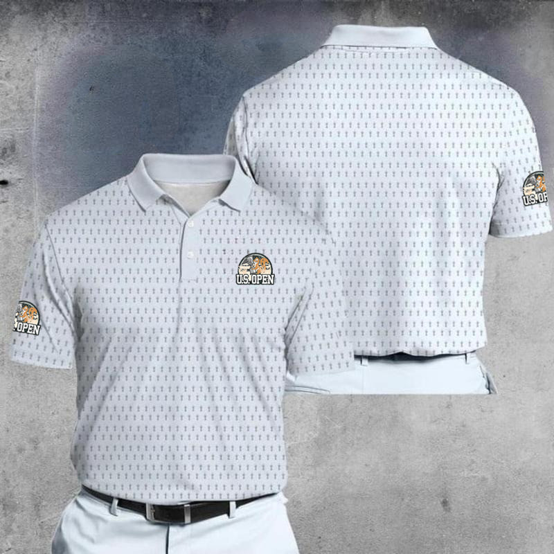 Vintage 125th U.S. Open Oakmont Light Blue Pro Staff Men Polo Golf Shirt Vintage 125th U.S. Open Oakmont Light Blue Pro Staff Men Polo Golf Shirt