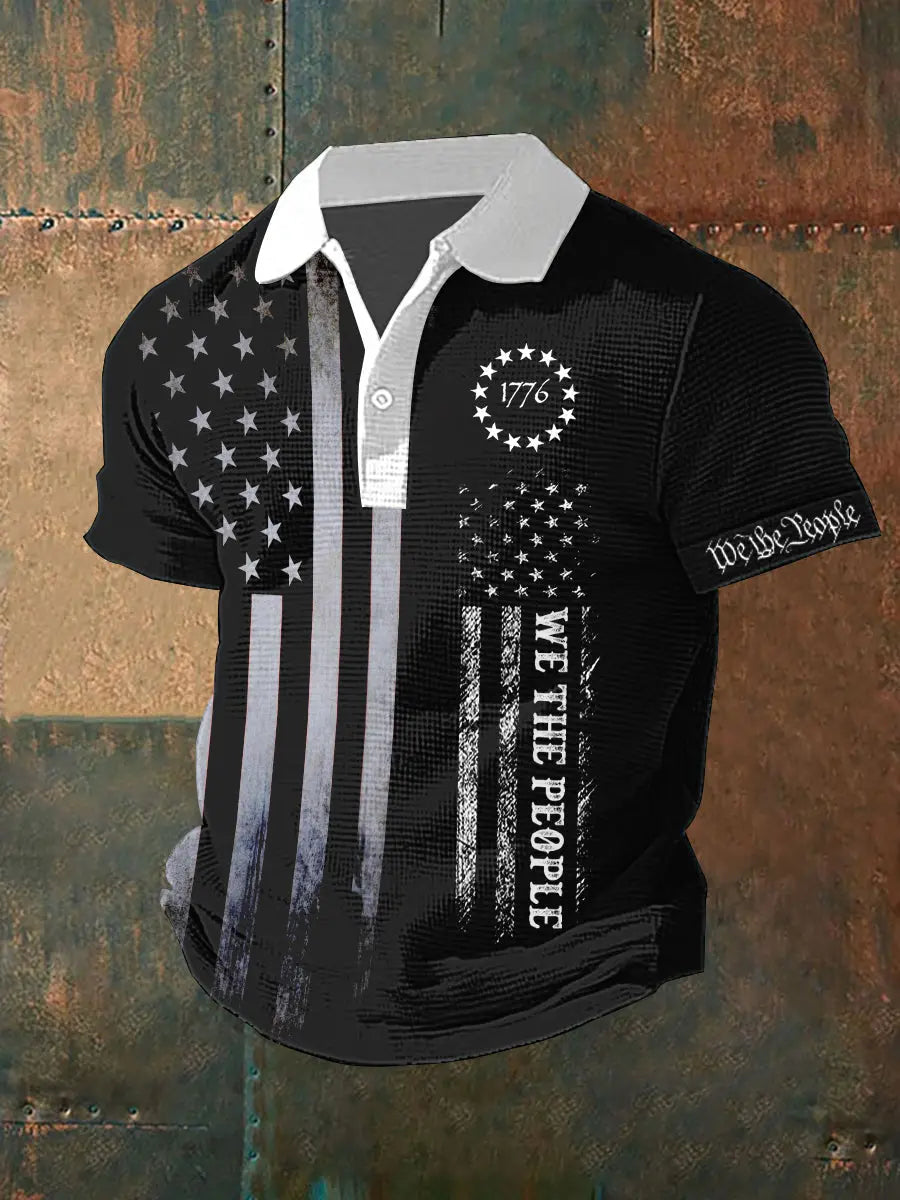 1776 We The People Polo Shirt Patriotic Gift for Independence Day Fans 1776 We The People Polo Shirt Patriotic Gift for Independence Day Fans
