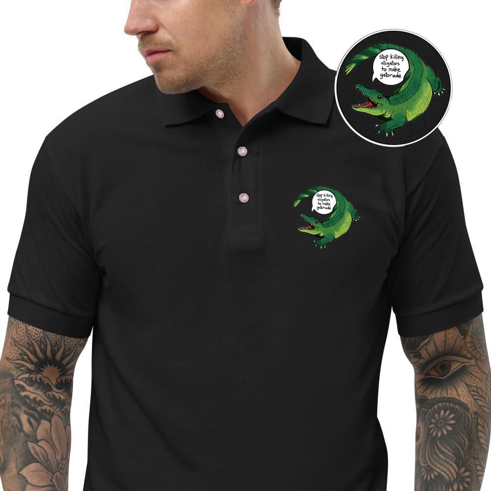 Alligator Polo Shirt Lacoste Funny Stop Killing Alligators To Make Gatorade Alligator Polo Shirt Lacoste Funny Stop Killing Alligators To Make Gatorade