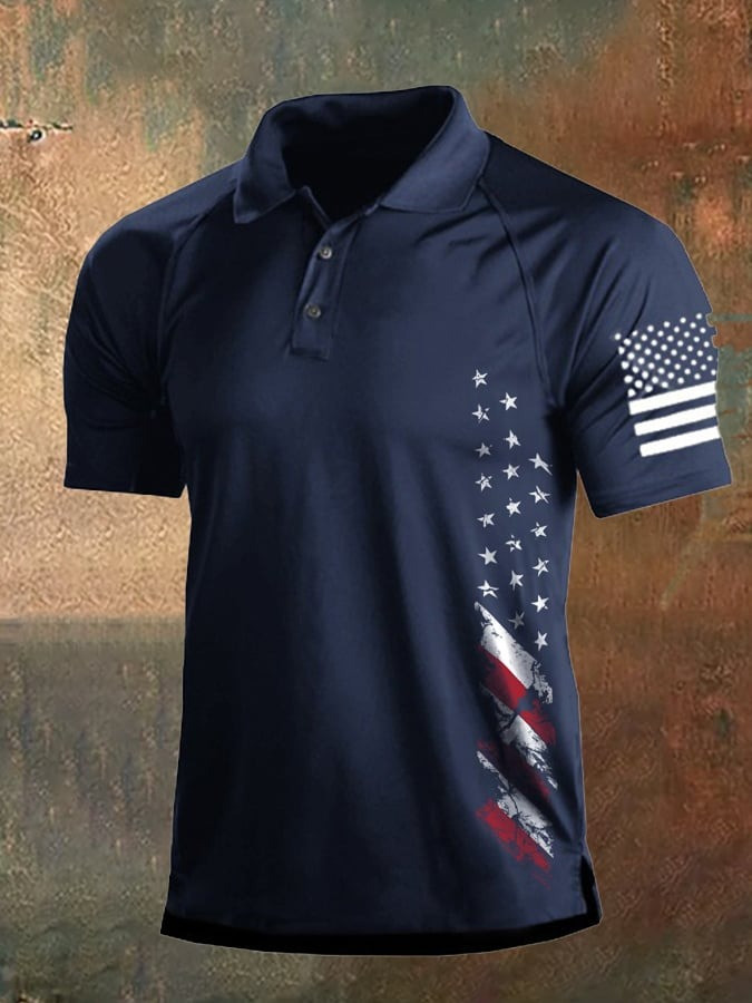 American Flag Independence Day Polo Shirt Patriotic Apparel Gifts For Him American Flag Independence Day Polo Shirt Patriotic Apparel Gifts For Him