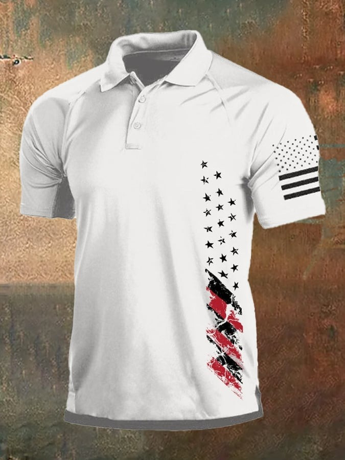 American Flag Independence Day Polo Shirt Patriotic Apparel Gifts For Him American Flag Independence Day Polo Shirt Patriotic Apparel Gifts For Him