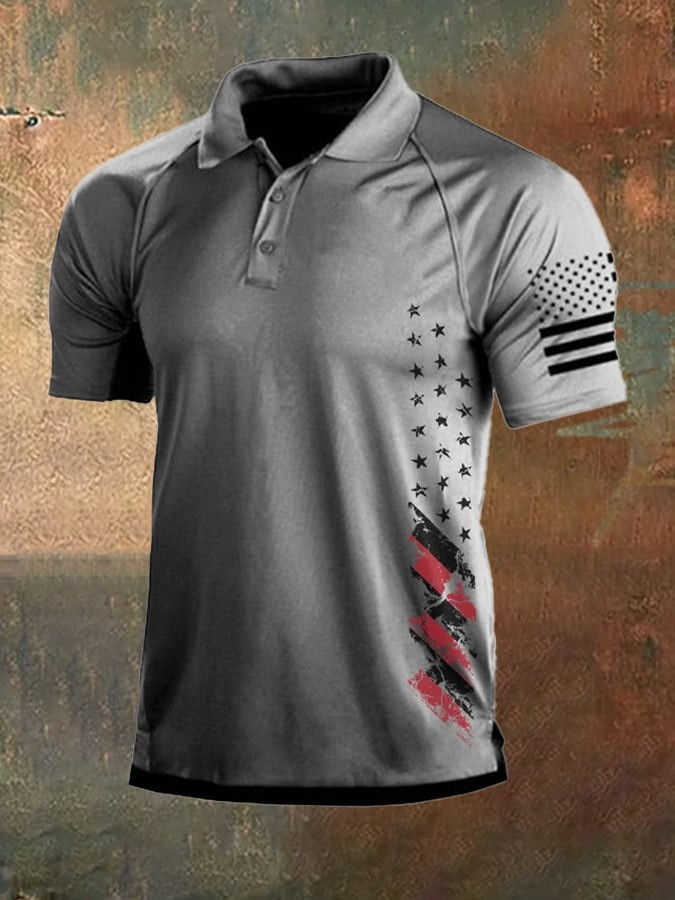 American Flag Independence Day Polo Shirt Patriotic Apparel Gifts For Him American Flag Independence Day Polo Shirt Patriotic Apparel Gifts For Him