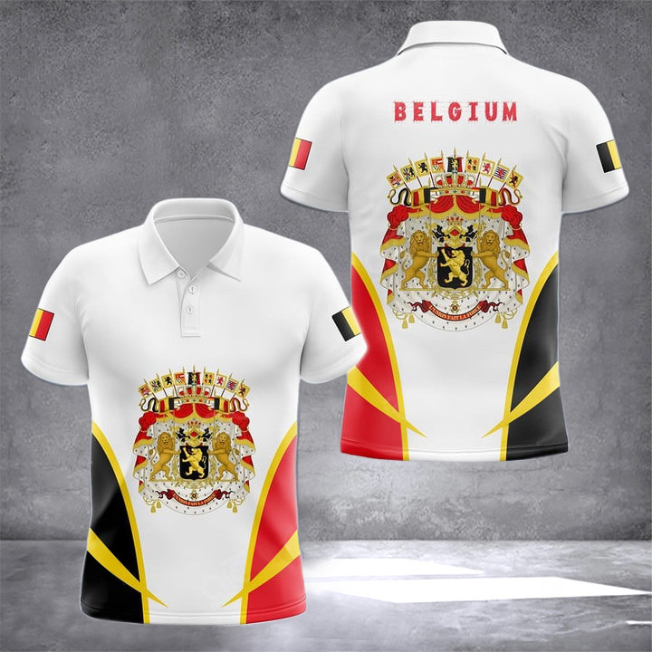Belgium Coat Of Arms Polo Shirt Belgium Lover Belgian Clothing Gifts For Belgian Belgium Coat Of Arms Polo Shirt Belgium Lover Belgian Clothing Gifts For Belgian