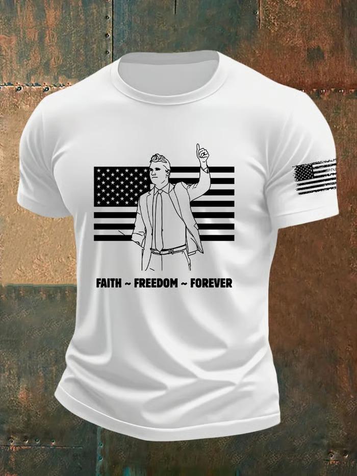 Charlie Kirk Faith Freedom Forever T-Shirt Stand With Charlie Kirk Tee Fans Gifts Charlie Kirk Faith Freedom Forever T-Shirt Stand With Charlie Kirk Tee Fans Gifts