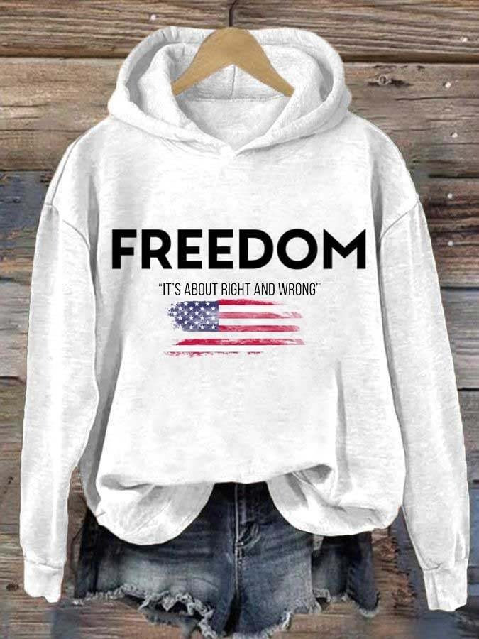Charlie Kirk Freedom Hoodie It's About Right And Wrong CK 47 Charlie Kirk Apparel Charlie Kirk Freedom Hoodie It's About Right And Wrong CK 47 Charlie Kirk Apparel