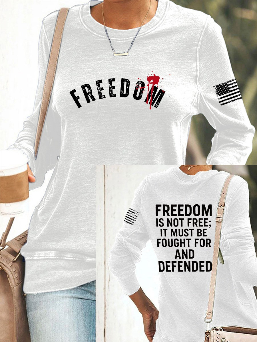 Charlie Kirk Freedom Sweatshirt Freedom Is Not Free Violence Against Clothing Gifts Charlie Kirk Freedom Sweatshirt Freedom Is Not Free Violence Against Clothing Gifts