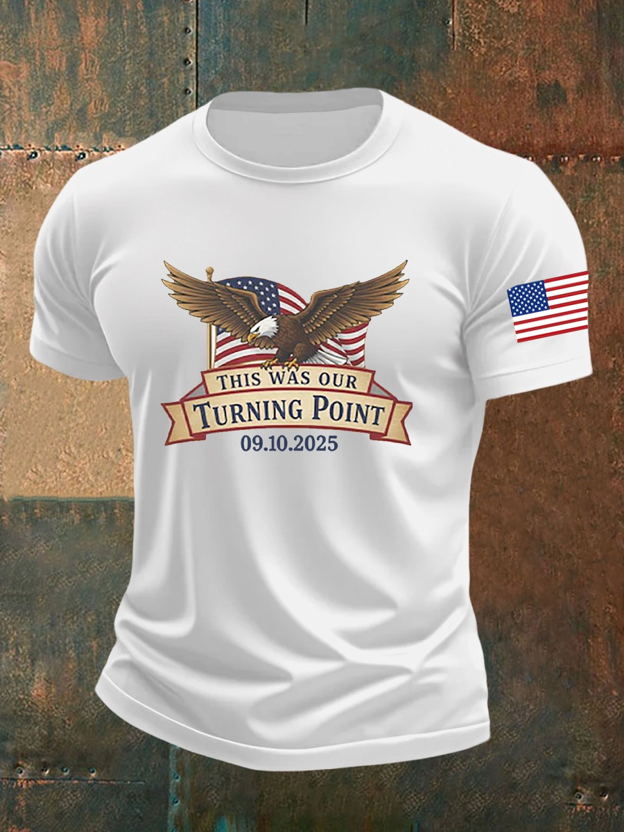 Charlie Kirk Freedom T-shirt This Was Our Turning Point 2025 CK 47 Merchandise Charlie Kirk Freedom T-shirt This Was Our Turning Point 2025 CK 47 Merchandise