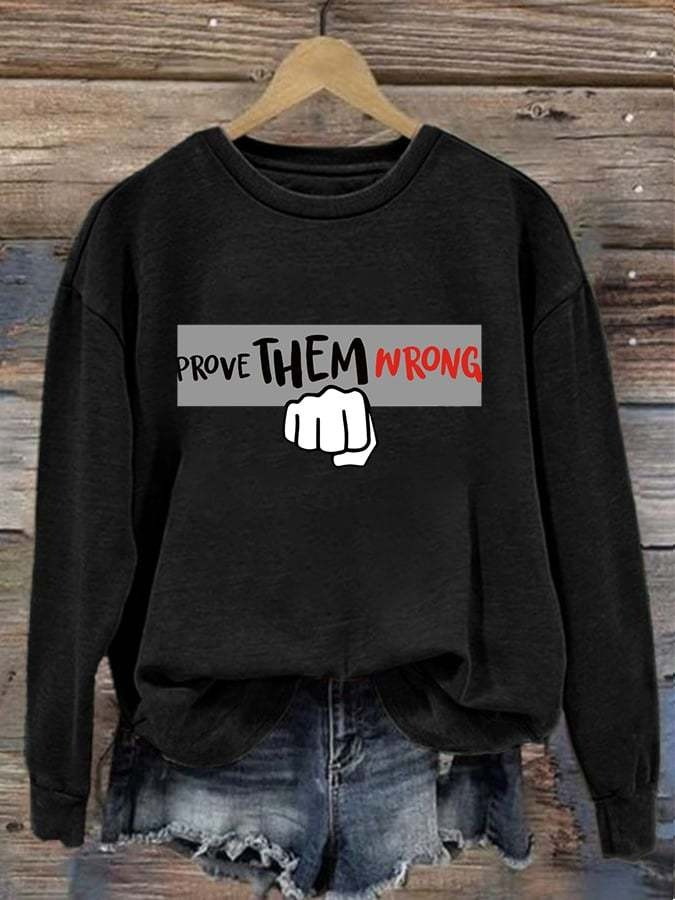 Charlie Kirk Prove Them Wrong Sweatshirt Justice For Charlie Kirk Women's Clothing Charlie Kirk Prove Them Wrong Sweatshirt Justice For Charlie Kirk Women's Clothing
