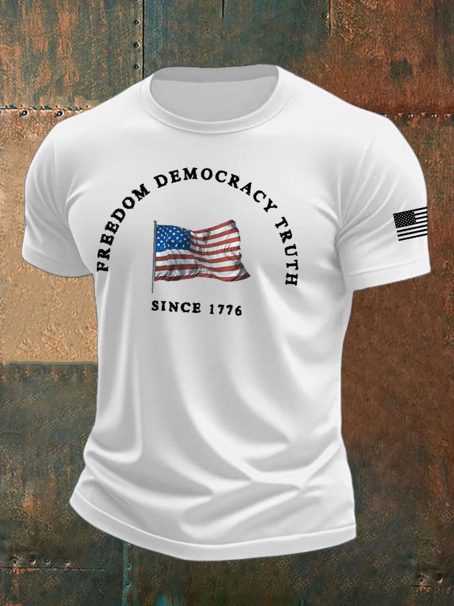 Charlie Kirk Shirt Freedom Democracy Truth SInce 1776 Turning Point USA Merch For Patriots Charlie Kirk Shirt Freedom Democracy Truth SInce 1776 Turning Point USA Merch For Patriots