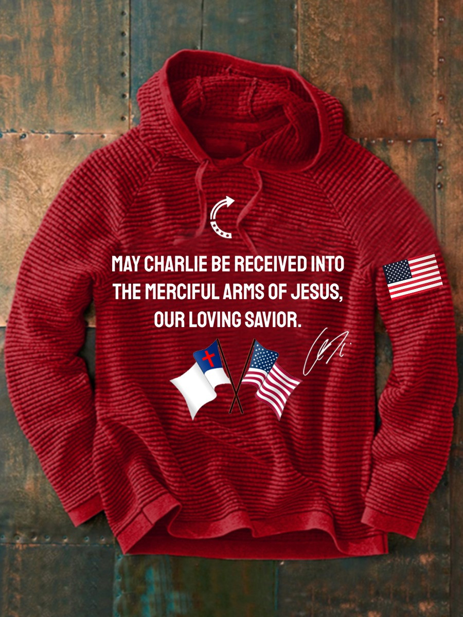 Charlie Kirk Signed Hoodie May Charlie Be Received Into Jesus TPUSA Merch Faith Gifts Charlie Kirk Signed Hoodie May Charlie Be Received Into Jesus TPUSA Merch Faith Gifts
