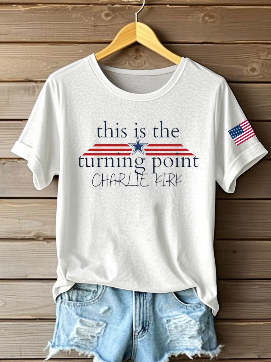 Charlie Kirk This is The Turning Point T-Shirt MAGA Merch Gifts For Trump Supporters Charlie Kirk This is The Turning Point T-Shirt MAGA Merch Gifts For Trump Supporters