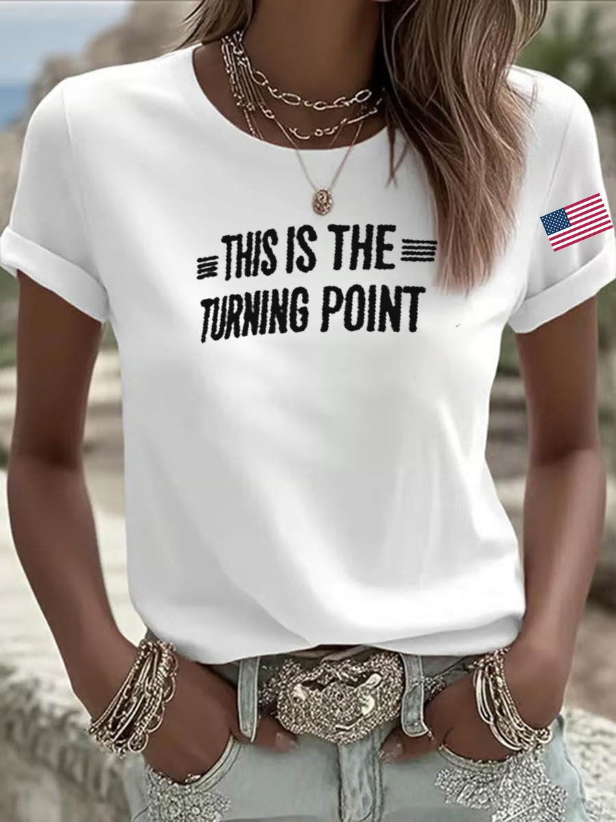 Charlie Kirk This Is The Turning Point T-Shirt Rest In Peace Charlie Kirk Gifts For Her Charlie Kirk This Is The Turning Point T-Shirt Rest In Peace Charlie Kirk Gifts For Her