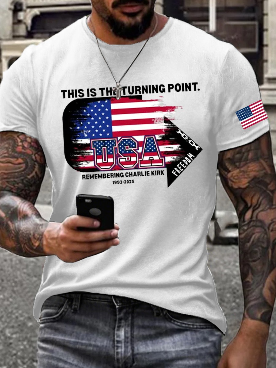 Charlie Kirk TPUSA T-shirt TPUSA Remembering Charlie Kirk 1993 2025 CK 47 Freedom Merch Charlie Kirk TPUSA T-shirt TPUSA Remembering Charlie Kirk 1993 2025 CK 47 Freedom Merch