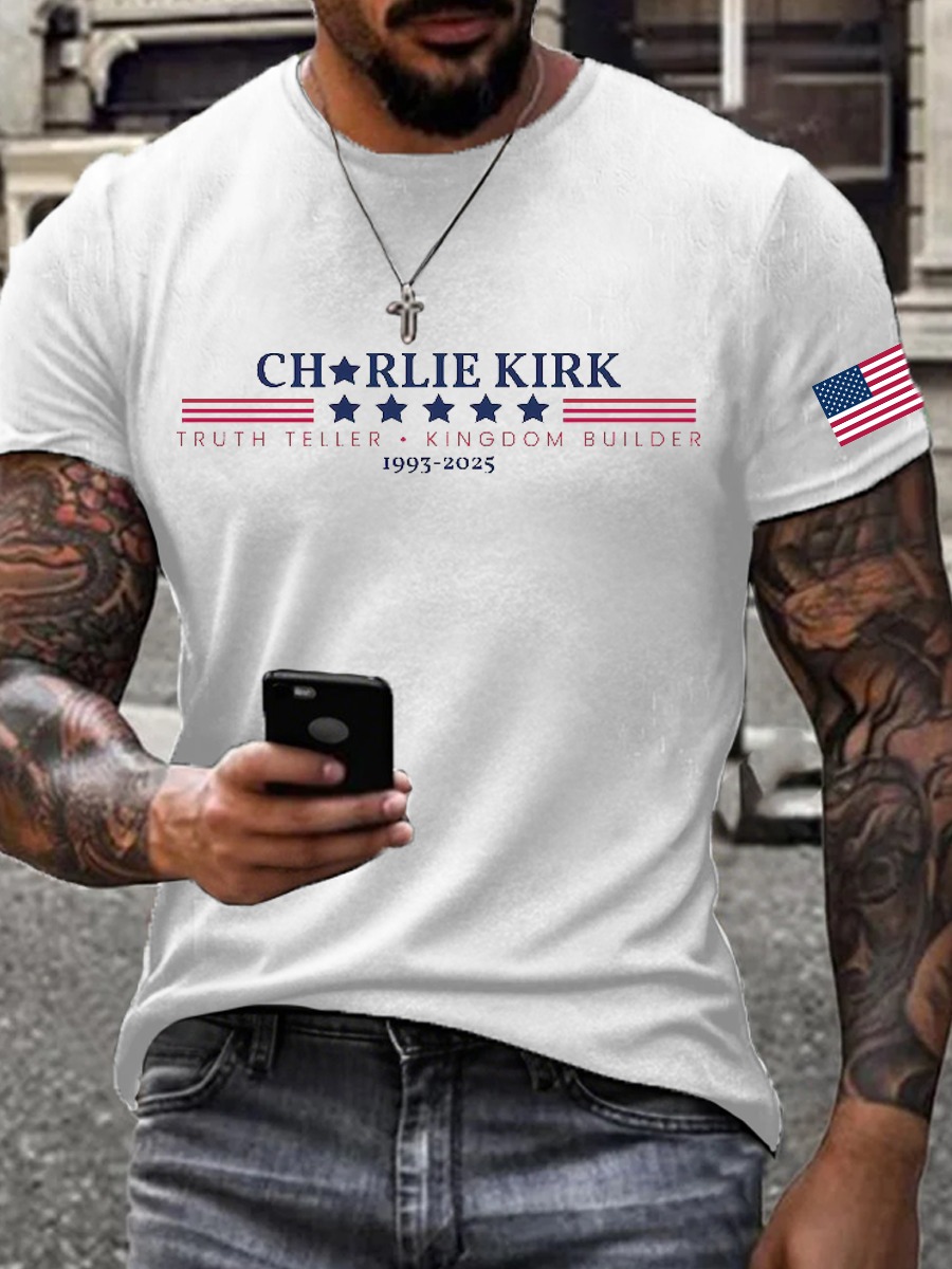 Charlie Kirk Truth Teller Kingdom Builder T-Shirt 1993 2025 Charlie Kirk Shirt Gifts For Him Charlie Kirk Truth Teller Kingdom Builder T-Shirt 1993 2025 Charlie Kirk Shirt Gifts For Him