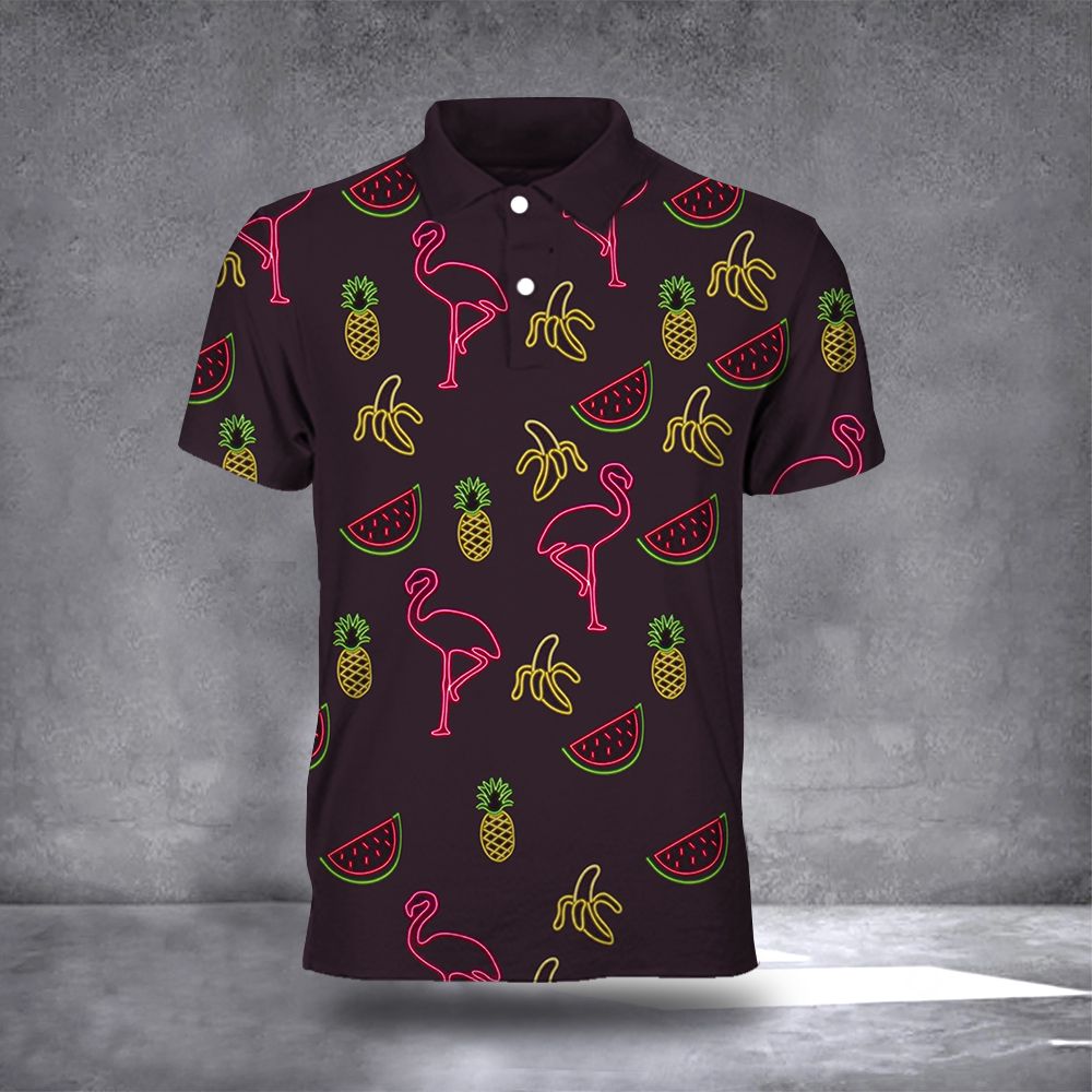 Flamingo Polo Shirt Flamingo Golf Shirt Clothing Merch Golf Gift For Him Flamingo Polo Shirt Flamingo Golf Shirt Clothing Merch Golf Gift For Him