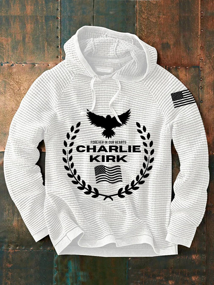 Forever In Our Hearts Hoodie Charlie Kirk U.S Flag Commemorative TPUSA Freedom Merch Forever In Our Hearts Hoodie Charlie Kirk U.S Flag Commemorative TPUSA Freedom Merch