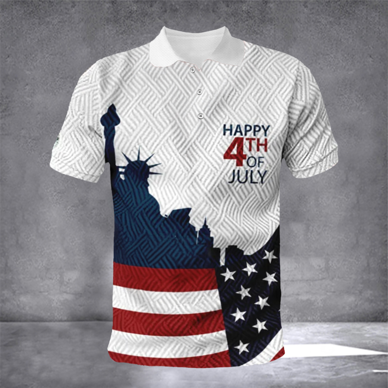Happy 4th Of July Polo Shirt Pride American Patriotic Polo Gift For Boyfriend Happy 4th Of July Polo Shirt Pride American Patriotic Polo Gift For Boyfriend