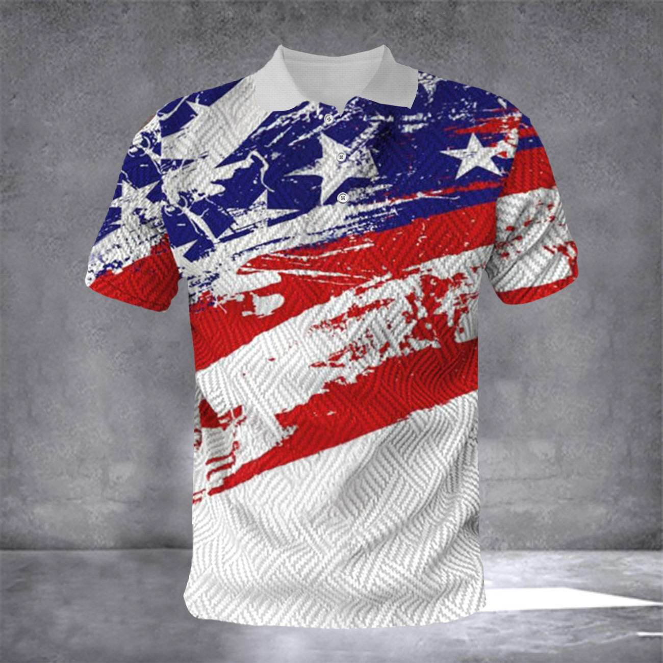 Happy 4th Of July USA Flag Polo Shirt Patriotic Apparel Gifts For Husband Happy 4th Of July USA Flag Polo Shirt Patriotic Apparel Gifts For Husband
