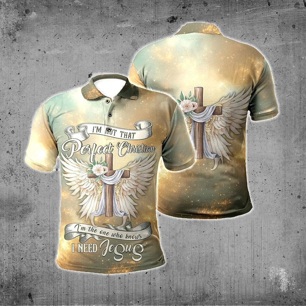 Jesus Christian I Need Jesus Christ Polo Shirt Men's Christian Apparel Husband Gifts Jesus Christian I Need Jesus Christ Polo Shirt Men's Christian Apparel Husband Gifts
