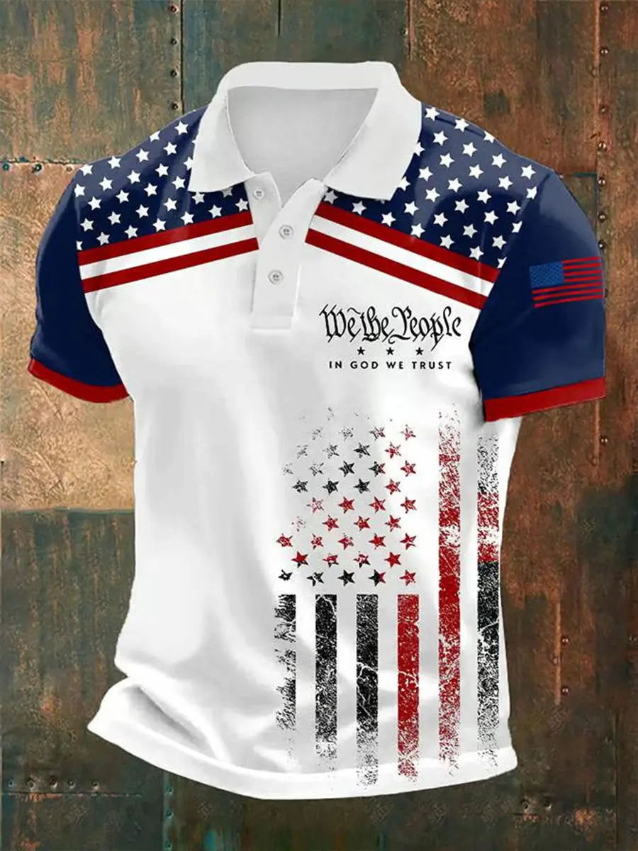 Patriotic In God We Trust Polo Shirt USA Flag Design Gift for American Pride Fans Patriotic In God We Trust Polo Shirt USA Flag Design Gift for American Pride Fans