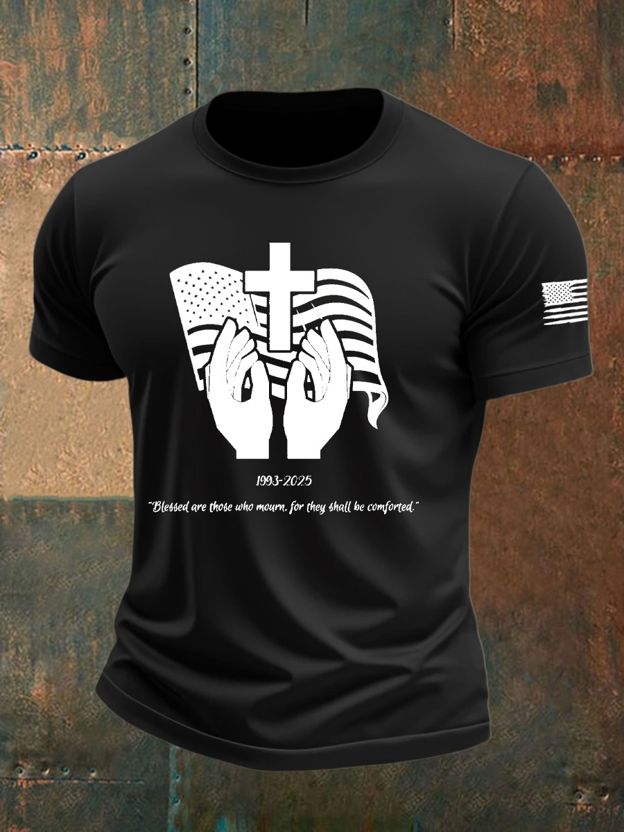 RIP Charlie Kirk Tee Shirt Who Mourn For They Shall Be Comforted Tribute Clothing RIP Charlie Kirk Tee Shirt Who Mourn For They Shall Be Comforted Tribute Clothing