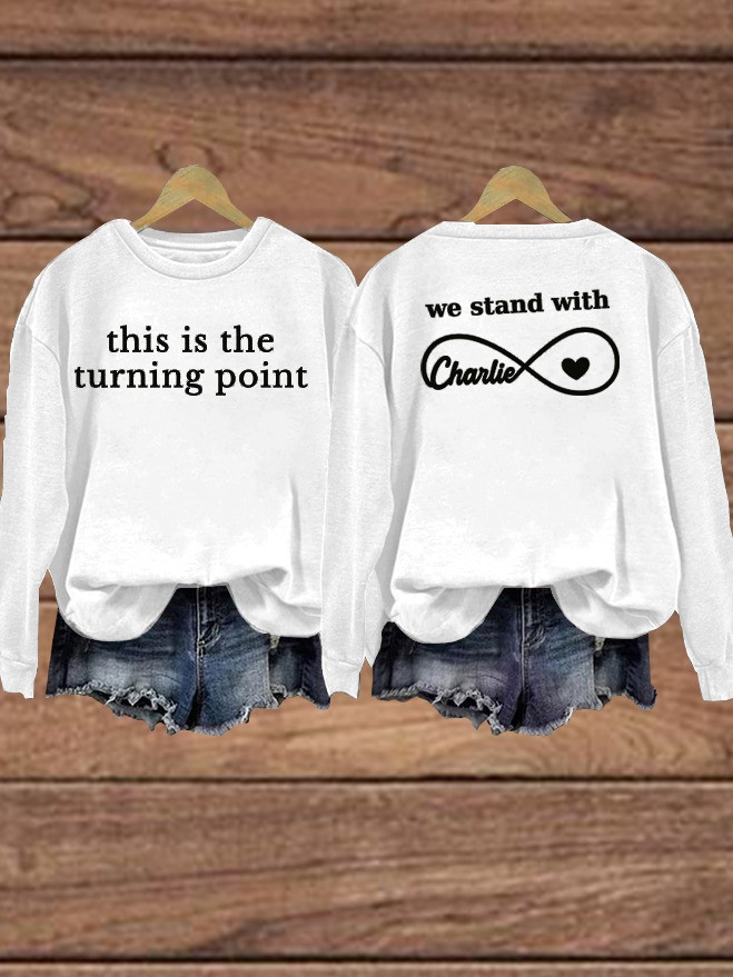 This Is The Turning Point Sweatshirt We Stand With Charlie Kirk Clothing TPUSA Merch Gifts This Is The Turning Point Sweatshirt We Stand With Charlie Kirk Clothing TPUSA Merch Gifts
