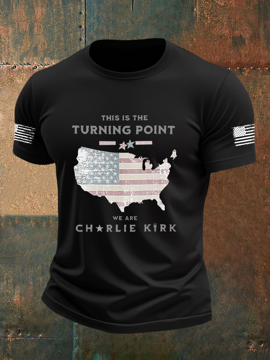 We Are Charlie Kirk T-Shirt This Is The Turning Point Shirt Turning Point USA Merch We Are Charlie Kirk T-Shirt This Is The Turning Point Shirt Turning Point USA Merch
