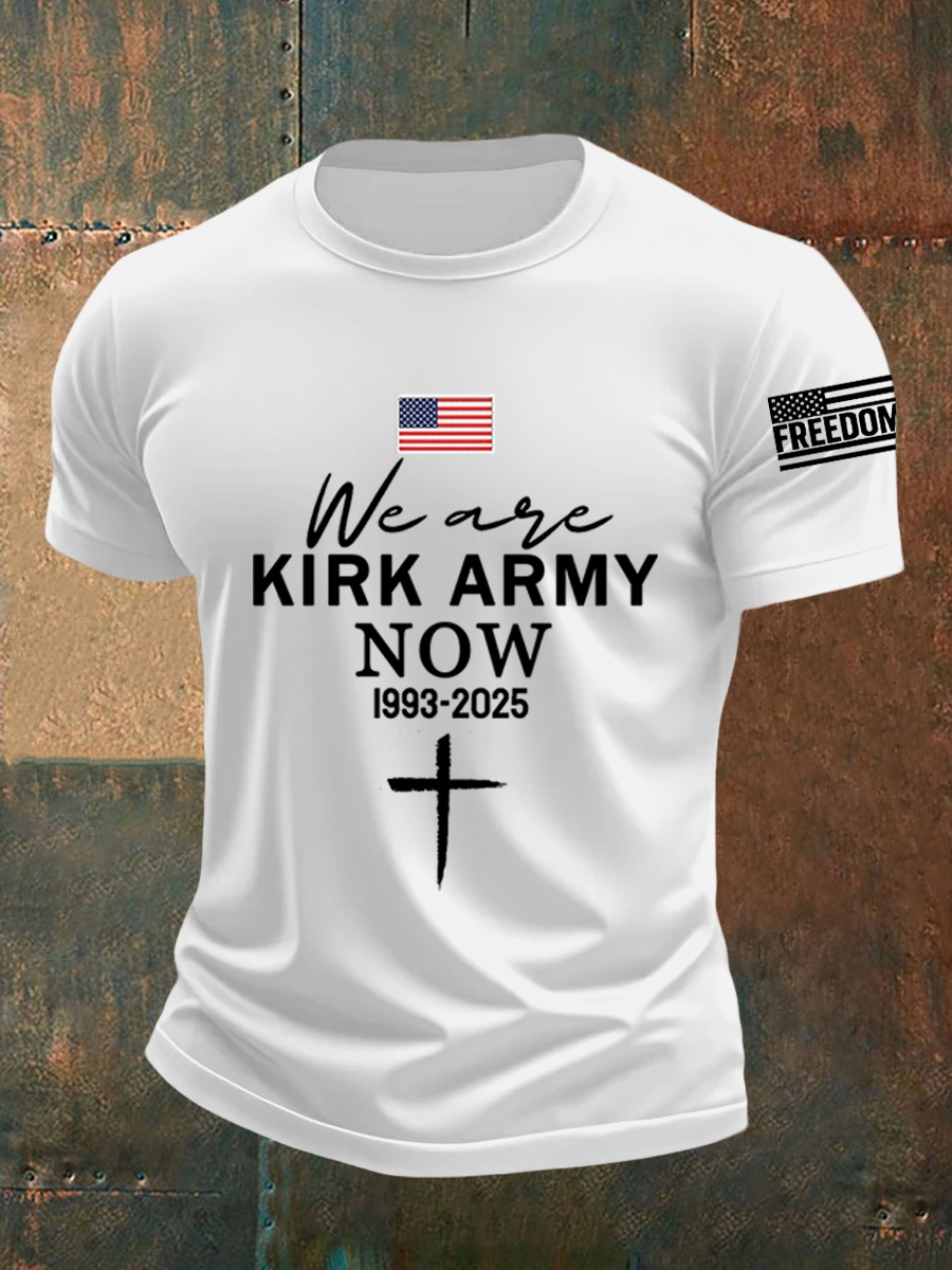 We Are Kirk Now Charlie Kirk Freedom T-Shirt Honor RIP The Legend Charlie Kirk Apparel We Are Kirk Now Charlie Kirk Freedom T-Shirt Honor RIP The Legend Charlie Kirk Apparel