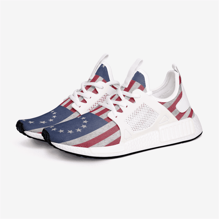 1776 Betsy Ross Flag America Shoes Old Vintage 13 Stars USA Flag Sneakers Gifts For Patriots 1776 Betsy Ross Flag America Shoes Old Vintage 13 Stars USA Flag Sneakers Gifts For Patriots