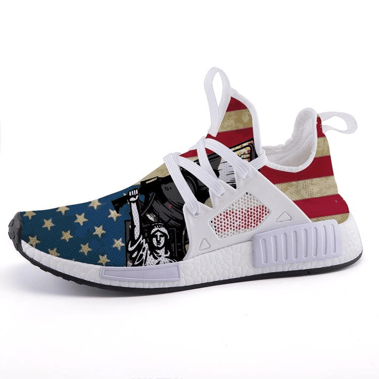 2nd Amendment Liberty American Flag Shoes Old Vintage Patriots Sneakers For Gun Supporters 2nd Amendment Liberty American Flag Shoes Old Vintage Patriots Sneakers For Gun Supporters