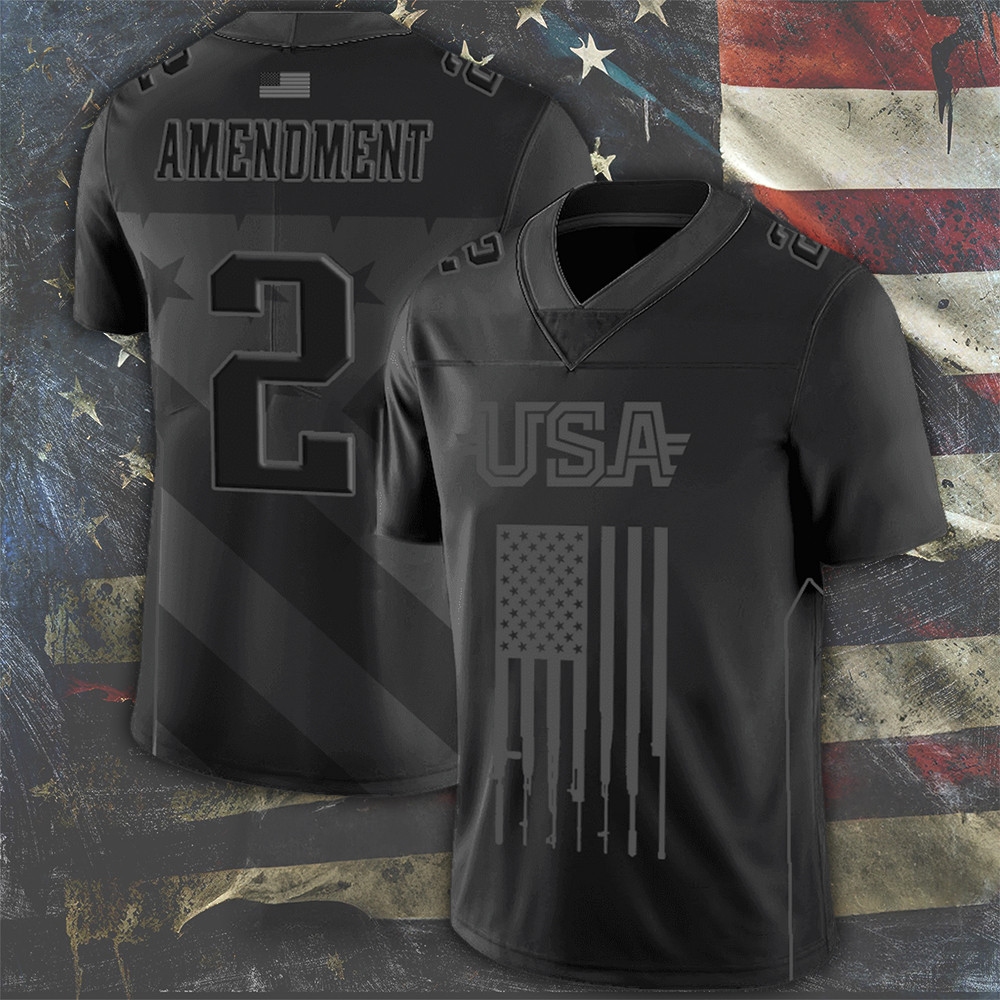 2nd Amendment USA Football Jersey Right To Bear Arms Patriotic Jersey Gift For Gun Lovers 2nd Amendment USA Football Jersey Right To Bear Arms Patriotic Jersey Gift For Gun Lovers
