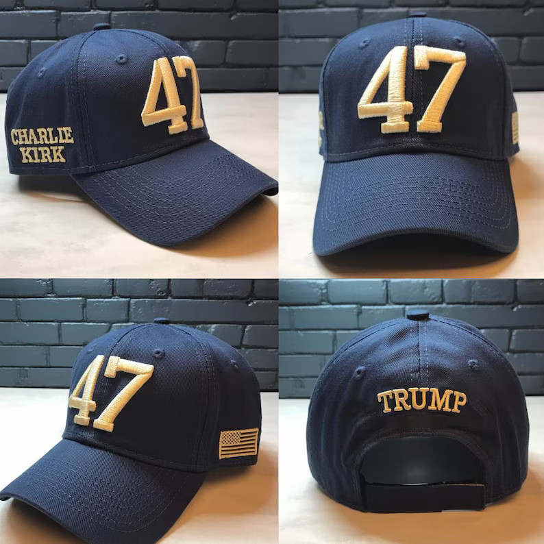 47 Hat Charlie Kirk Hat Embroidered 45 47 Trump Cap MAGA Hat Gifts For Dad 47 Hat Charlie Kirk Hat Embroidered 45 47 Trump Cap MAGA Hat Gifts For Dad