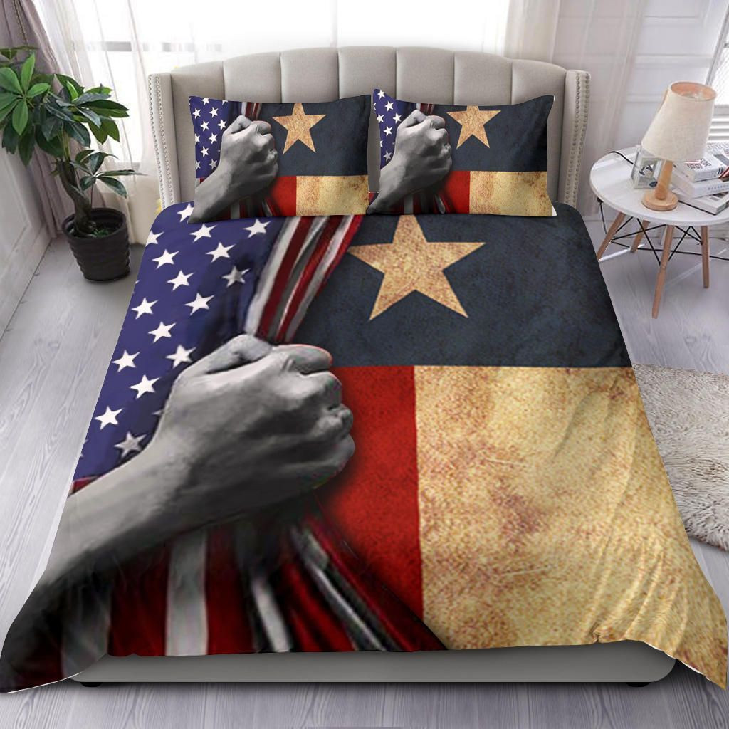 4th Of July Texas Behind American Flag Duvet Covers Bedding Sets Veterans Gifts 4th Of July Texas Behind American Flag Duvet Covers Bedding Sets Veterans Gifts