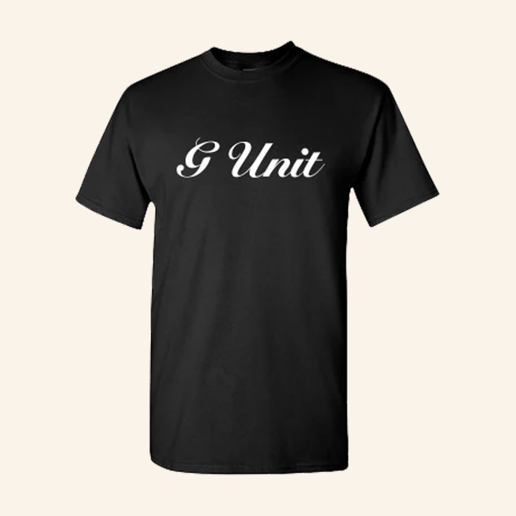 50 Cent Merch G Unit Black T-Shirt Unique Gifts For Music Lovers 50 Cent Merch G Unit Black T-Shirt Unique Gifts For Music Lovers
