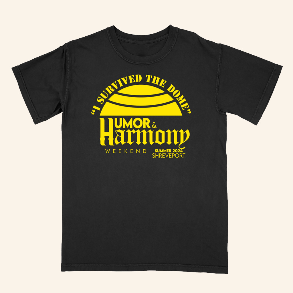 50 Cent Merch Humor And Harmony I Survived The Dome T-Shirt Gifts For Music Fans