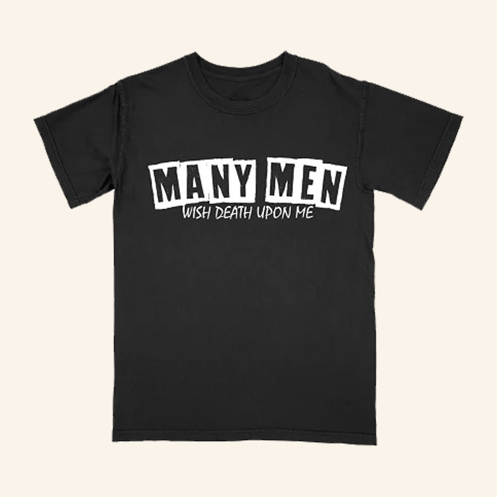 50 Cent Merch Many Men Wish Death Upon Me T-Shirt Gifts For Music Lovers