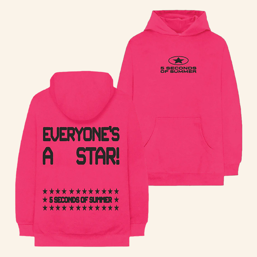 5SOS Merch Everyone's A Star Hoodie Cool Gifts For Music Lovers