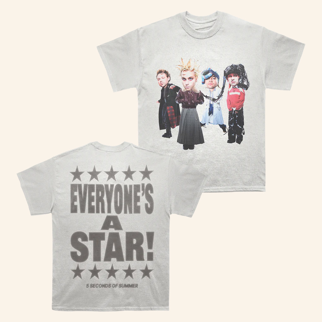 5SOS Merch Everyone's A Star T-Shirt Fan Apparel Best Gift For Brother 5SOS Merch Everyone's A Star T-Shirt Fan Apparel Best Gift For Brother