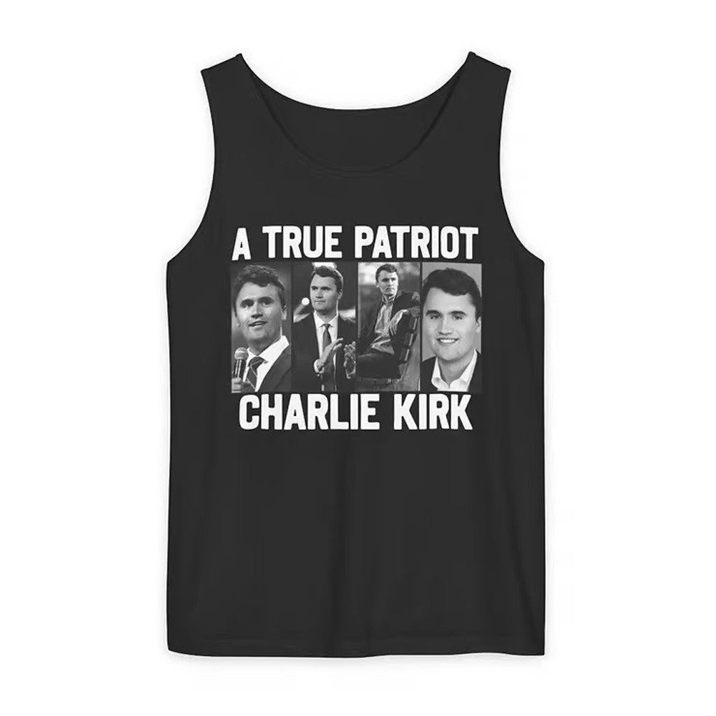A True Patriot Charlie Kirk Tank Top A True Patriot Charlie Kirk Tank Top